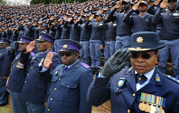 south africa police ranks salary